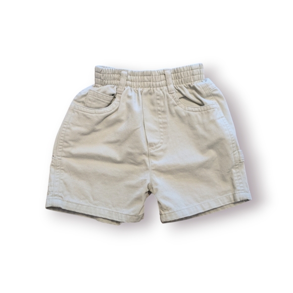 Vintage Y2K Children's Place 12 months Khaki Cargo Shorts - Picture 1 of 3